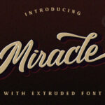 Miracle Script Font Poster 1