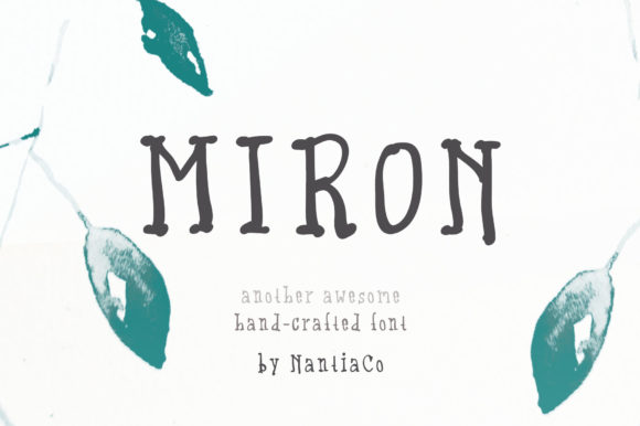 Miron Font Poster 1