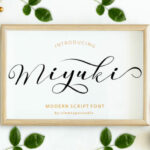 Miyuki Font Poster 1