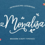 Monalisa Font Poster 1