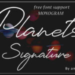 Monogram a | Monofont Caps a Font Poster 5