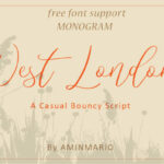 Monogram E | Monofont Caps E Font Poster 7