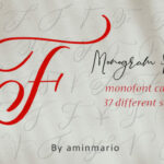 Monogram F | Monofont Caps F Font Poster 1