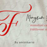 Monogram F | Monofont Caps F Font Poster 5