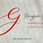 Monogram G | Monofont Caps G Font Poster 1