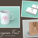 Monogram N | Monofont Caps N Font Poster 3