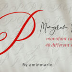 Monogram P | Monofont Caps P Font Poster 1