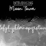 Moon Tower Font Poster 3