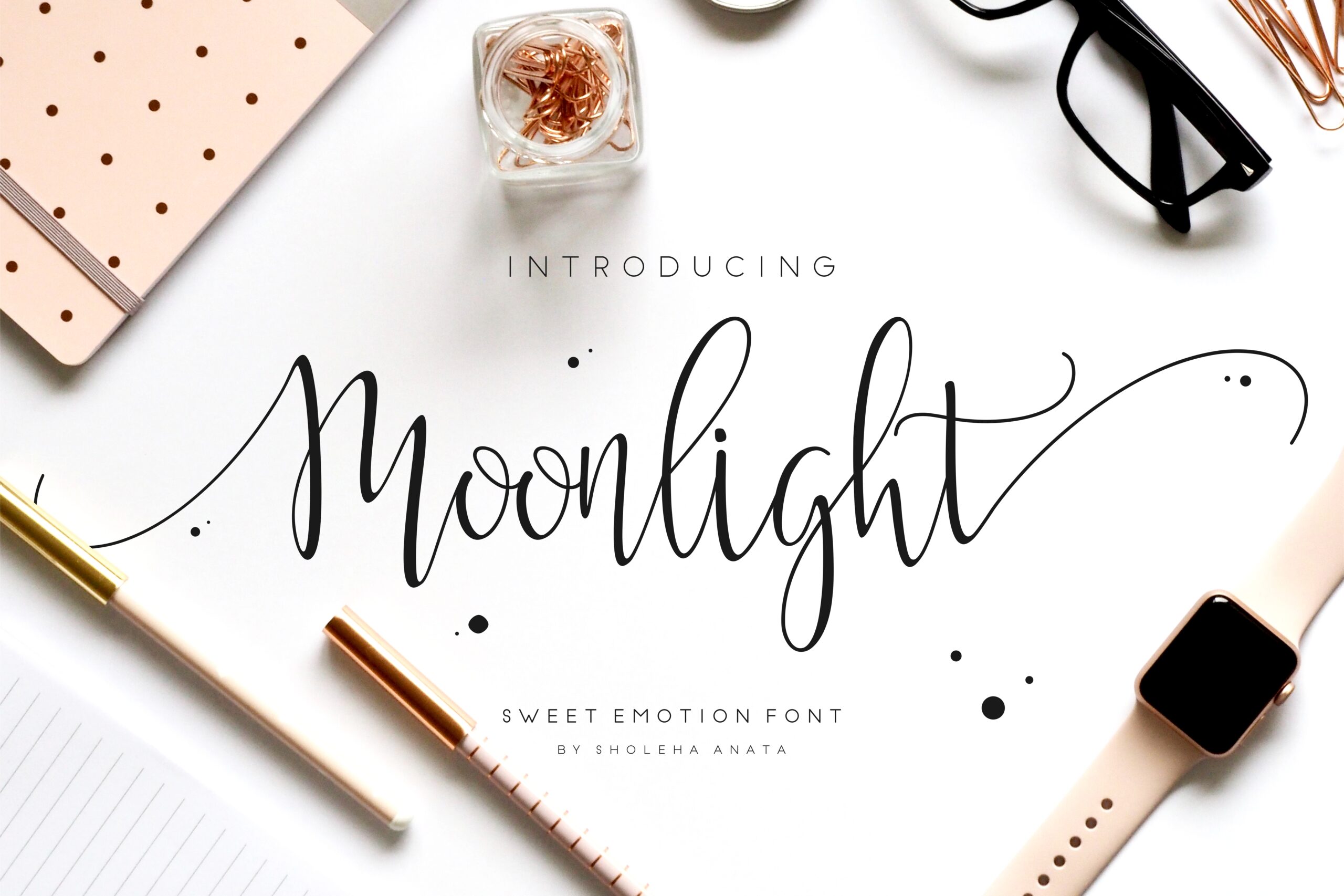 Moonlight Font Poster 1