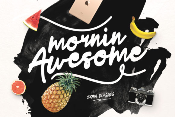 Mornin Awesome Font