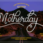 Motherday Font Poster 1