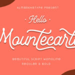 Mountecarlo Font Poster 10