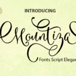 Mountiza Font Poster 1