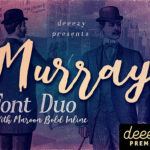 Murray Script Font Duo Font Poster 1