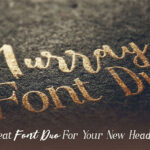 Murray Script Font Duo Font Poster 3