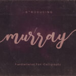 Murray Script Font Duo Font Poster 5