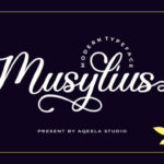 Musylius Font Poster 1