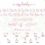 My Lovely Font Poster 7