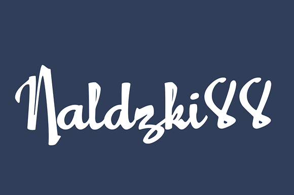 Naldzki88 Font Poster 1