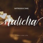 Nalicha Script Font Poster 1