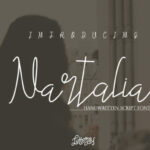 Nartalia Font Poster 1