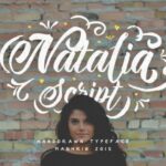 Natalia Script Font Poster 1