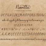 Navilla Font Poster 6