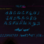 Neon Absolute Duo Font Poster 7