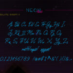 Neon Absolute Duo Font Poster 8