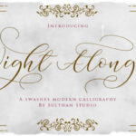 Night Alongs Script Font Poster 1