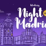 Night in Madrid Font Poster 1