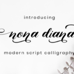 Nona Diana Font Poster 1