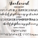 Nonlineal Font Poster 7