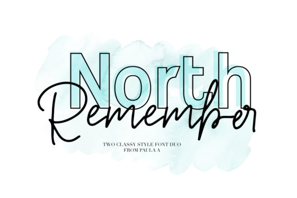 North Remember Duo Font