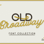 Old Broadway Font Poster 1