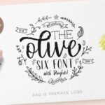 Olive Font Poster 1