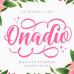 Onadio Font Poster 1