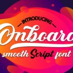 Onboard Font Poster 1