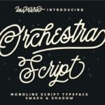 Orchestra Script Font Poster 1