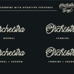 Orchestra Script Font Poster 8