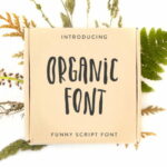 Organic Font Poster 1