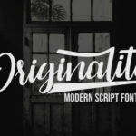 Originality Script Font Poster 1