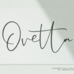 Ovetta Font Poster 1