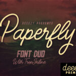 Paperfly Font Poster 1