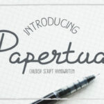 Papertua Font Poster 1