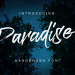 Paradise Font Poster 1