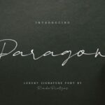 Paragon Font Poster 1