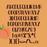 Peach Preserves Font Poster 6