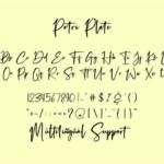 Petri Plate Font Poster 8