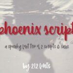 Phoenix Script Trio Font Poster 1